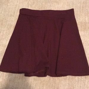 Maroon Skirt